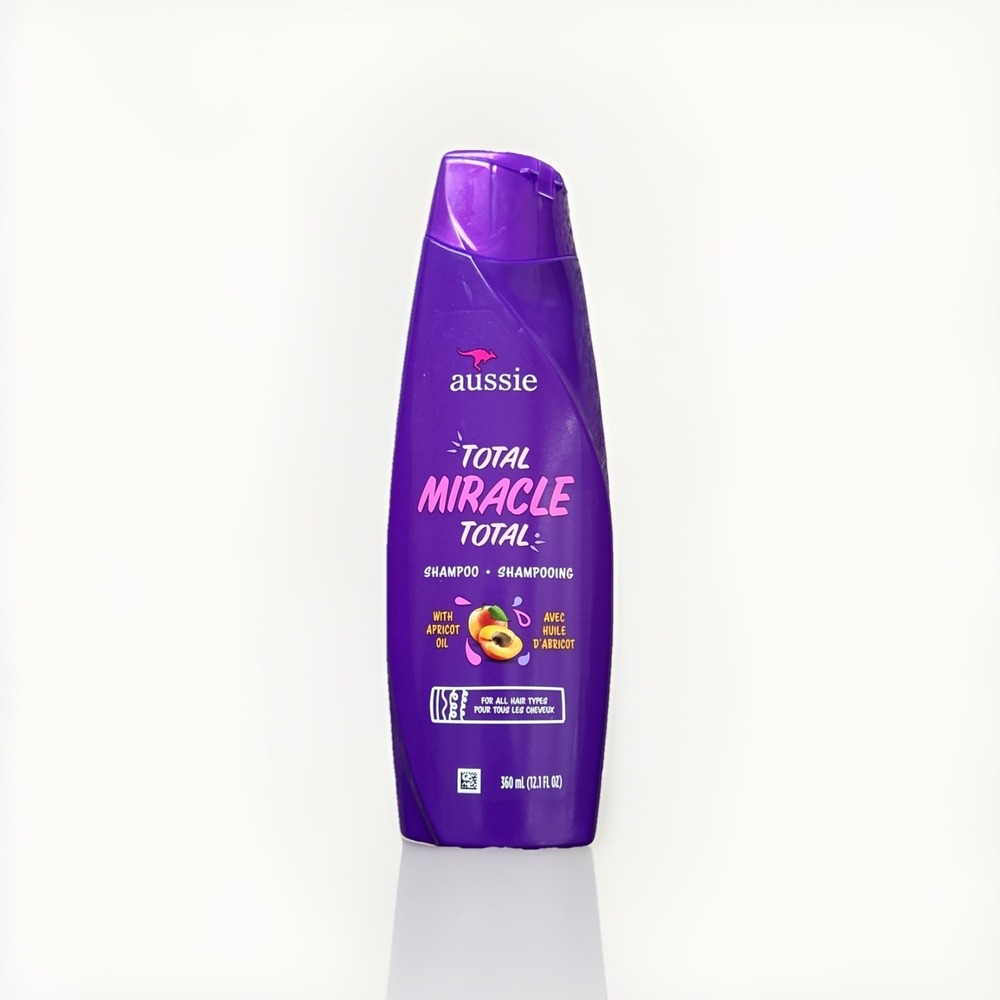 Aussie Total Miracle Total Shampoo (2) Set 12.1  Fl oz Each Free Shipping